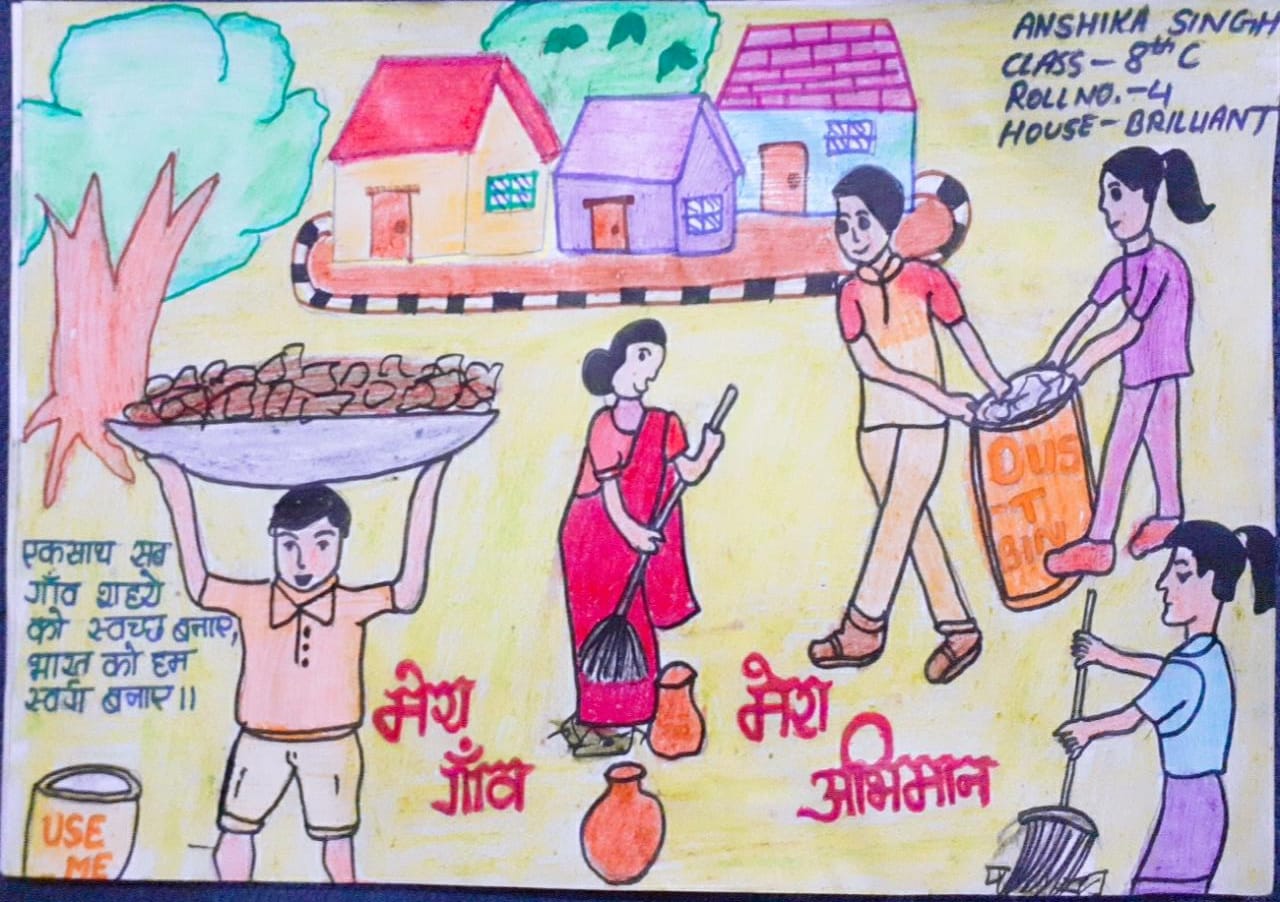 top 10 swachh Bharat drawing - YouTube