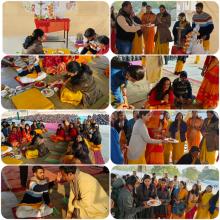 Sarsavati pujan on occasion of vasant panchmi